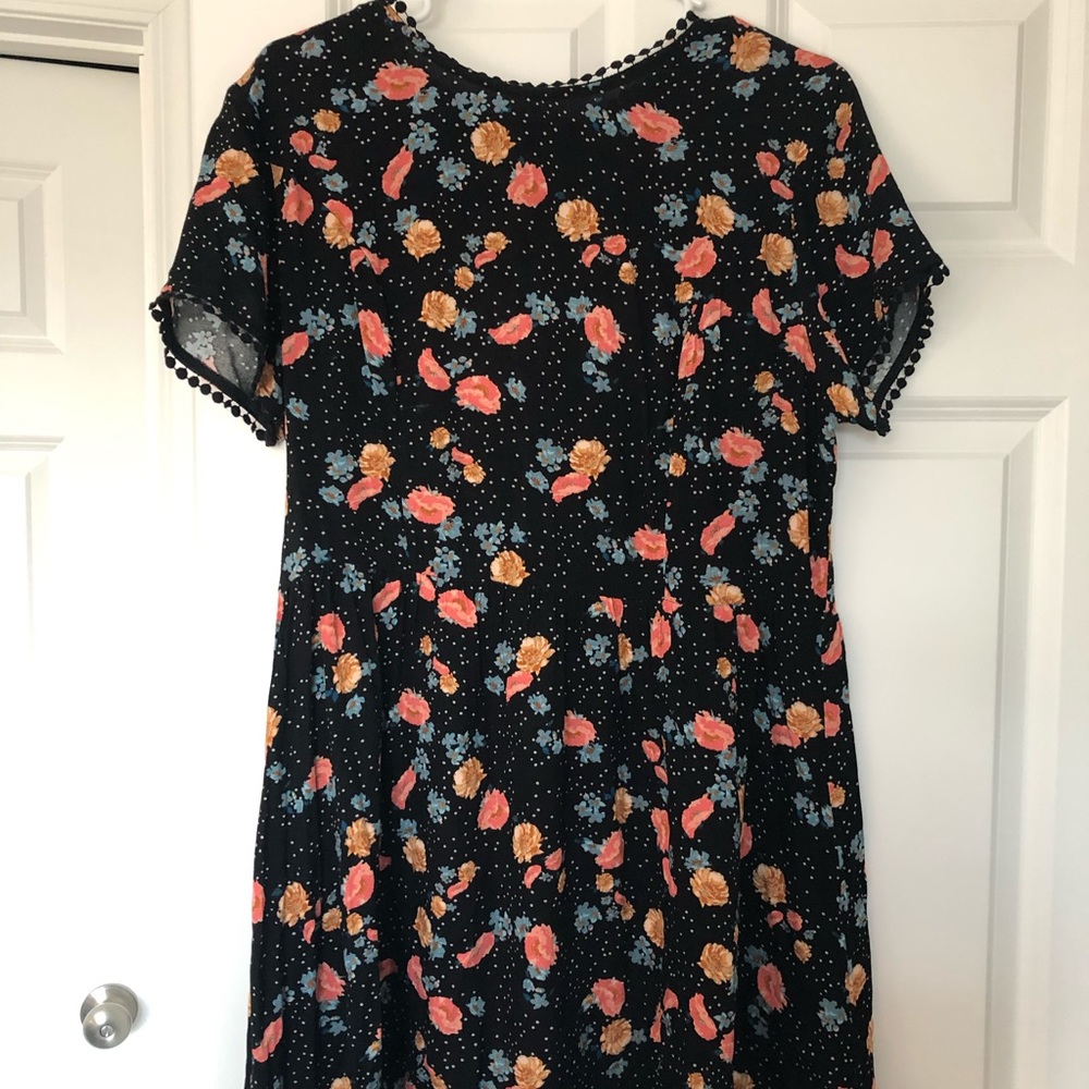 A mid-length dress